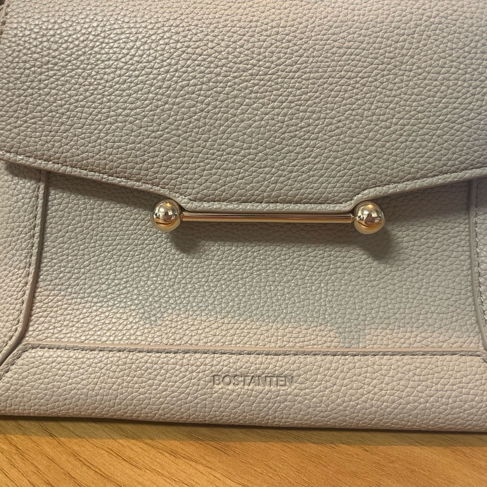BOSTANTEN Nevin Small Top-Handle Crossbody Satchel in Beige - Picture 5 of 8